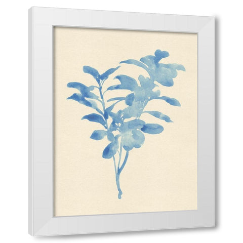 Verditer Fig II White Modern Wood Framed Art Print by Green, Jacob