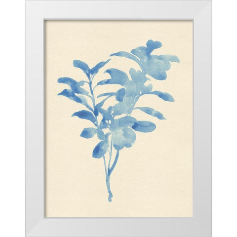 Verditer Fig II White Modern Wood Framed Art Print by Green, Jacob