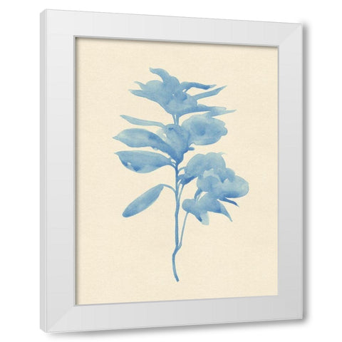Verditer Fig III White Modern Wood Framed Art Print by Green, Jacob