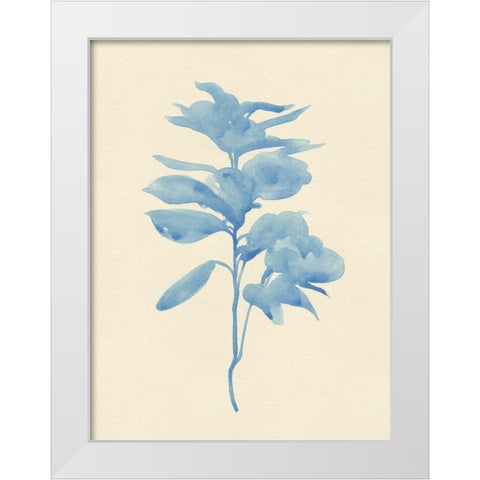 Verditer Fig III White Modern Wood Framed Art Print by Green, Jacob
