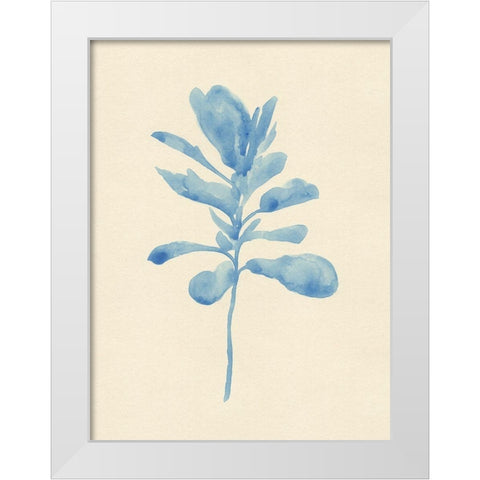 Verditer Fig IV White Modern Wood Framed Art Print by Green, Jacob