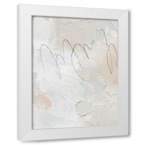 Twitch II White Modern Wood Framed Art Print by Caroline, Emma