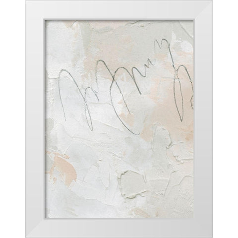 Twitch II White Modern Wood Framed Art Print by Caroline, Emma