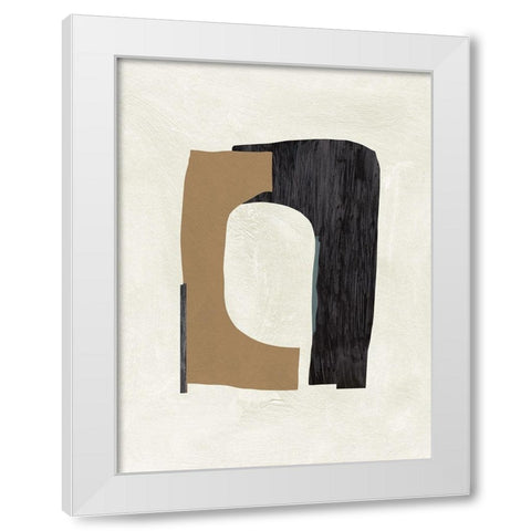 Cardboard Cutouts I White Modern Wood Framed Art Print by Wang, Melissa