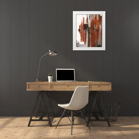 Loft Pastel V White Modern Wood Framed Art Print by Dixon, Samuel