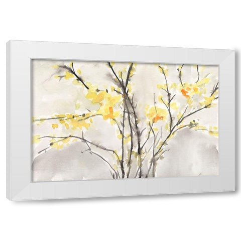 Blissful Elegance I White Modern Wood Framed Art Print by Dixon, Samuel