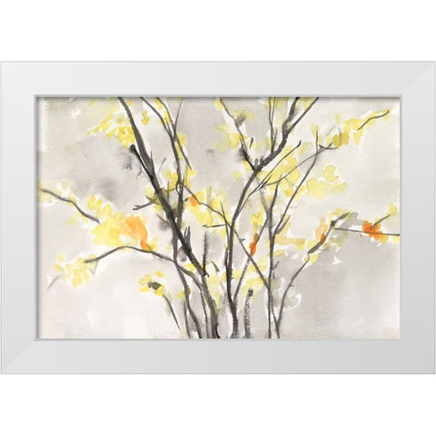 Blissful Elegance II White Modern Wood Framed Art Print by Dixon, Samuel