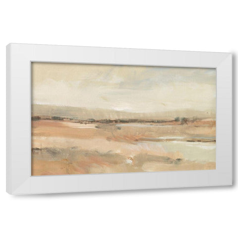 Earth Tone Landscape I White Modern Wood Framed Art Print by OToole, Tim