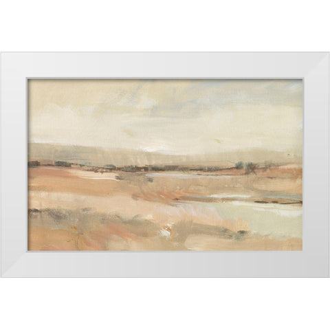 Earth Tone Landscape I White Modern Wood Framed Art Print by OToole, Tim