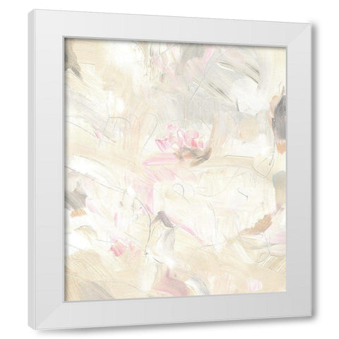 Soft Abstraction I White Modern Wood Framed Art Print by OToole, Tim