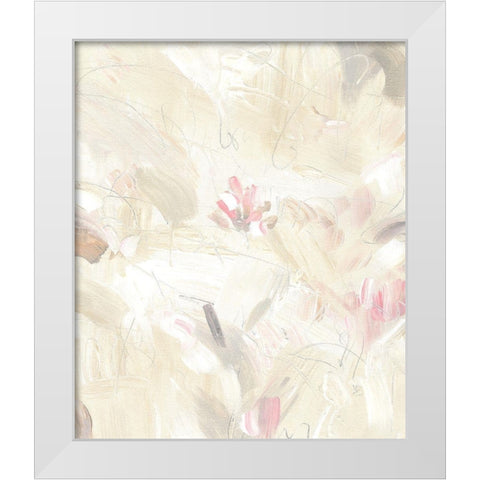 Soft Abstraction II White Modern Wood Framed Art Print by OToole, Tim