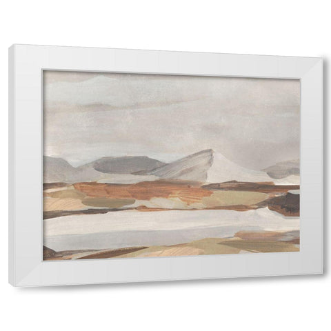 Dusky Mountain II White Modern Wood Framed Art Print by Warren, Annie