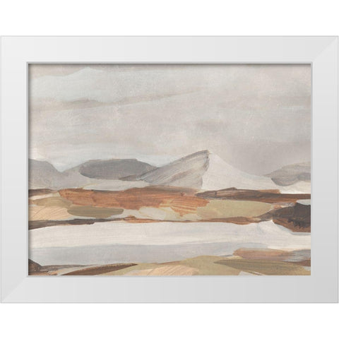 Dusky Mountain II White Modern Wood Framed Art Print by Warren, Annie
