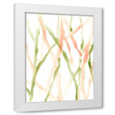 Runnel XIII White Modern Wood Framed Art Print by Vess, June Erica