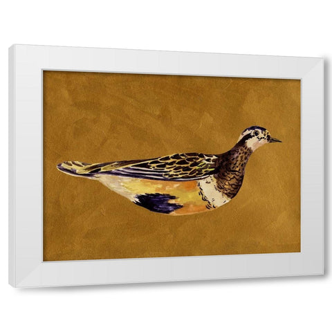 Feathered Friend II White Modern Wood Framed Art Print by Wang, Melissa