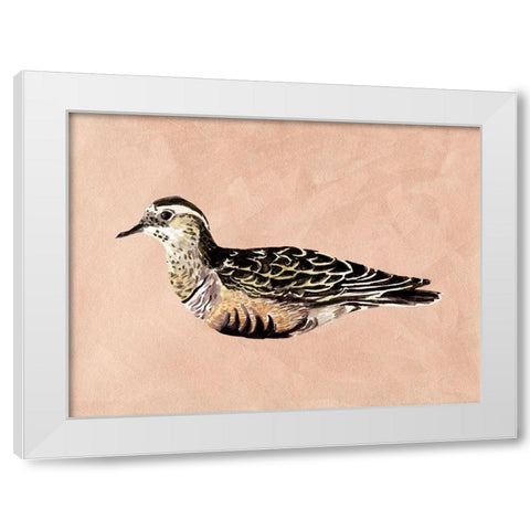 Feathered Friend III White Modern Wood Framed Art Print by Wang, Melissa