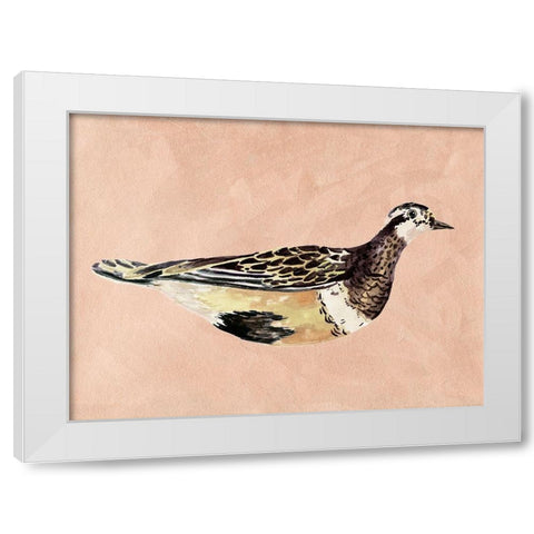 Feathered Friend IV White Modern Wood Framed Art Print by Wang, Melissa