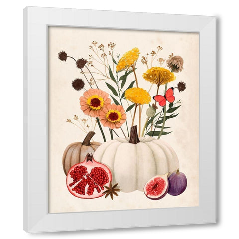 Fall Botanicals I White Modern Wood Framed Art Print by Popp, Grace