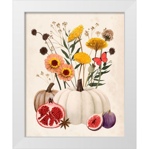 Fall Botanicals I White Modern Wood Framed Art Print by Popp, Grace