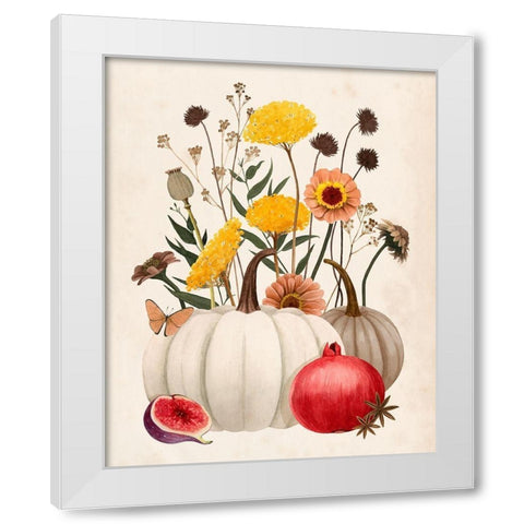 Fall Botanicals II White Modern Wood Framed Art Print by Popp, Grace