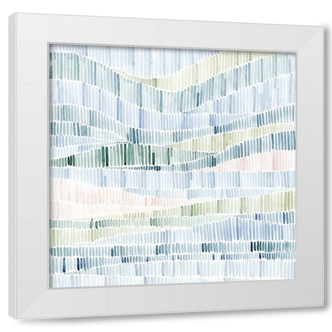 Fragmented Marsh II White Modern Wood Framed Art Print by Popp, Grace