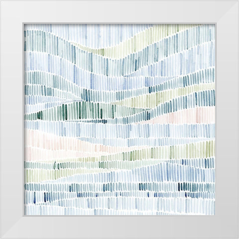 Fragmented Marsh II White Modern Wood Framed Art Print by Popp, Grace