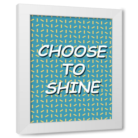 Shining Day II White Modern Wood Framed Art Print by Wang, Melissa