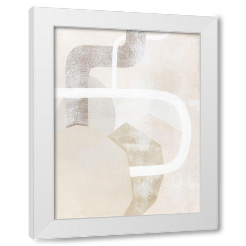 Quiet Affection I White Modern Wood Framed Art Print by Popp, Grace