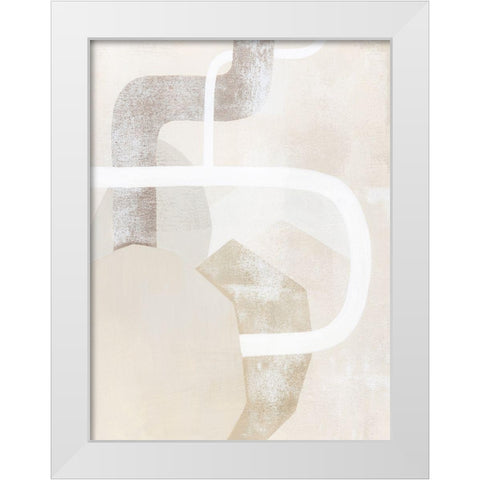 Quiet Affection I White Modern Wood Framed Art Print by Popp, Grace