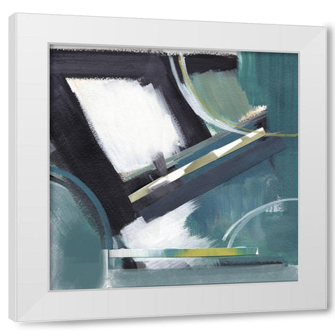 Construction White Modern Wood Framed Art Print by Evans, Brittany