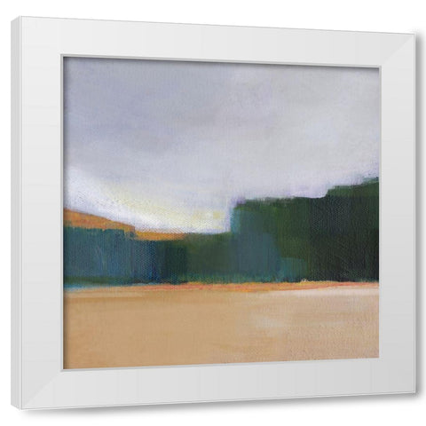 Solitude  II White Modern Wood Framed Art Print by Evans, Brittany