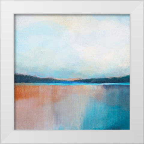 Dune Lake I White Modern Wood Framed Art Print by Evans, Brittany