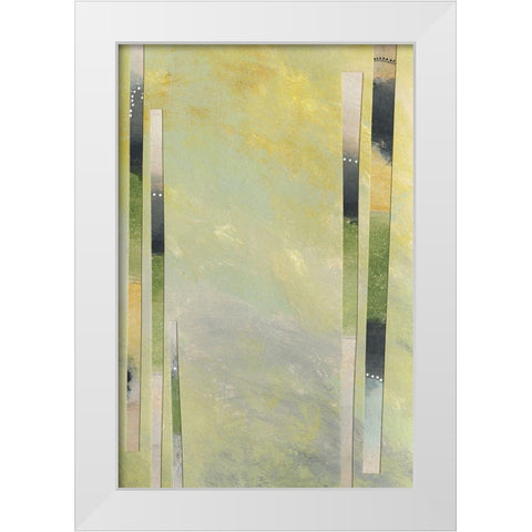 Neutral Assemblage III White Modern Wood Framed Art Print by Moore, Regina