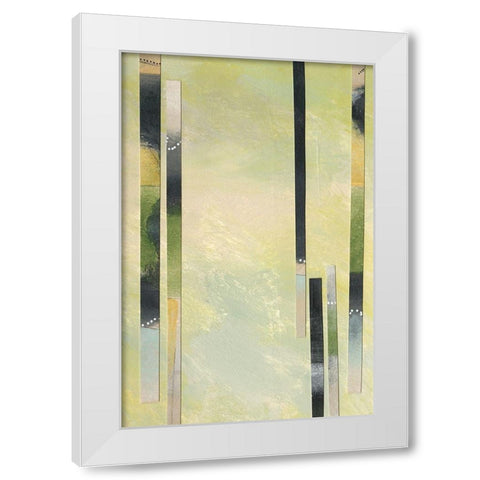 Neutral Assemblage IV White Modern Wood Framed Art Print by Moore, Regina