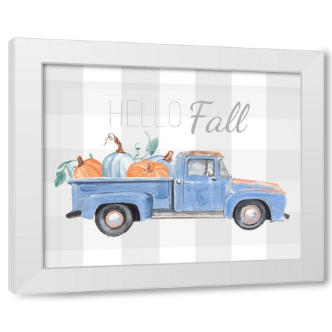 Happy Harvest II White Modern Wood Framed Art Print by Warren, Annie