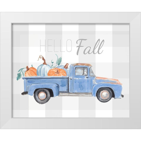 Happy Harvest II White Modern Wood Framed Art Print by Warren, Annie