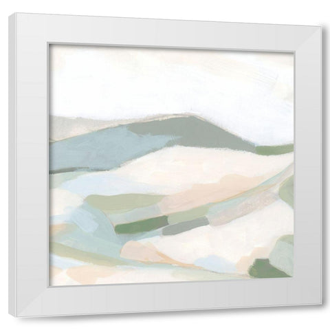 Tonal Vista II White Modern Wood Framed Art Print by Vess, June Erica