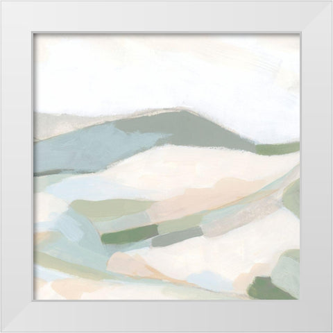 Tonal Vista II White Modern Wood Framed Art Print by Vess, June Erica