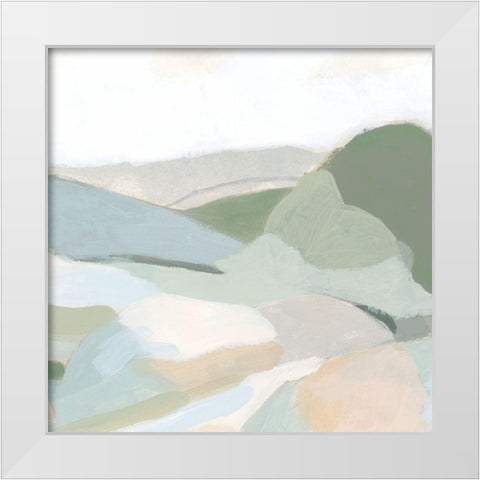 Tonal Vista IV White Modern Wood Framed Art Print by Vess, June Erica