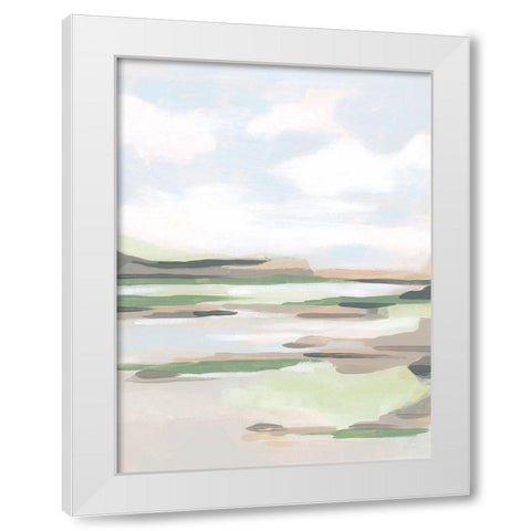 Mesa Verde I White Modern Wood Framed Art Print by Vess, June Erica