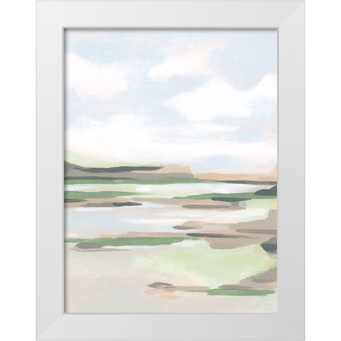 Mesa Verde I White Modern Wood Framed Art Print by Vess, June Erica