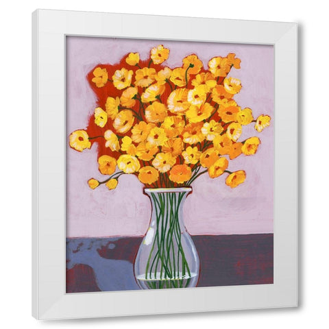 Daisy Bouquet I White Modern Wood Framed Art Print by Popp, Grace