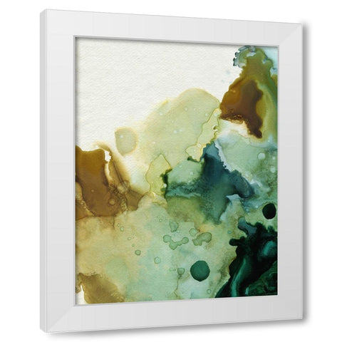 Water and Earth II White Modern Wood Framed Art Print by Popp, Grace