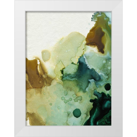 Water and Earth II White Modern Wood Framed Art Print by Popp, Grace