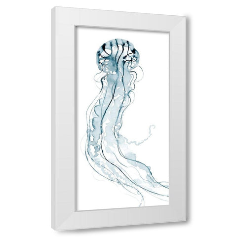 Deep Sea Jelly II White Modern Wood Framed Art Print by Popp, Grace