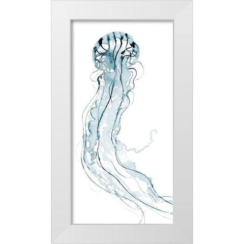 Deep Sea Jelly II White Modern Wood Framed Art Print by Popp, Grace