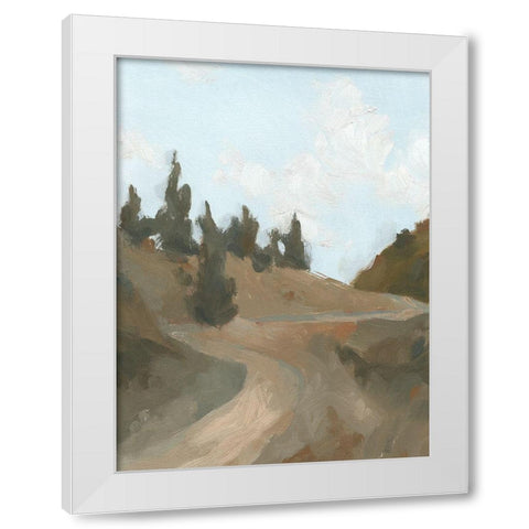 West Fork Hiking Trail IV White Modern Wood Framed Art Print by Green, Jacob