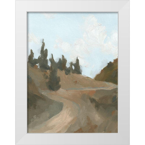 West Fork Hiking Trail IV White Modern Wood Framed Art Print by Green, Jacob