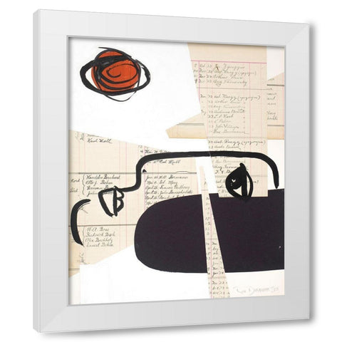 Faces of A Century II White Modern Wood Framed Art Print by Delamater, Rob