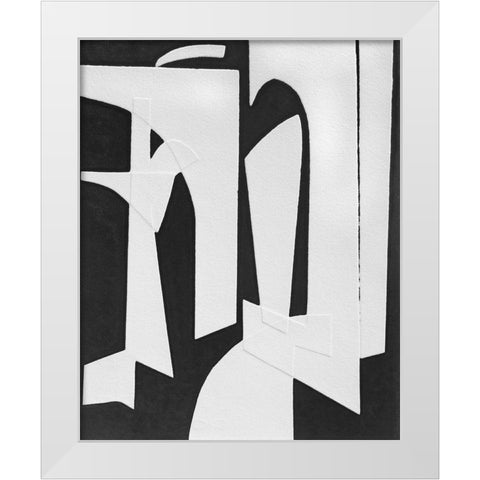 Spanish Arches II White Modern Wood Framed Art Print by Delamater, Rob